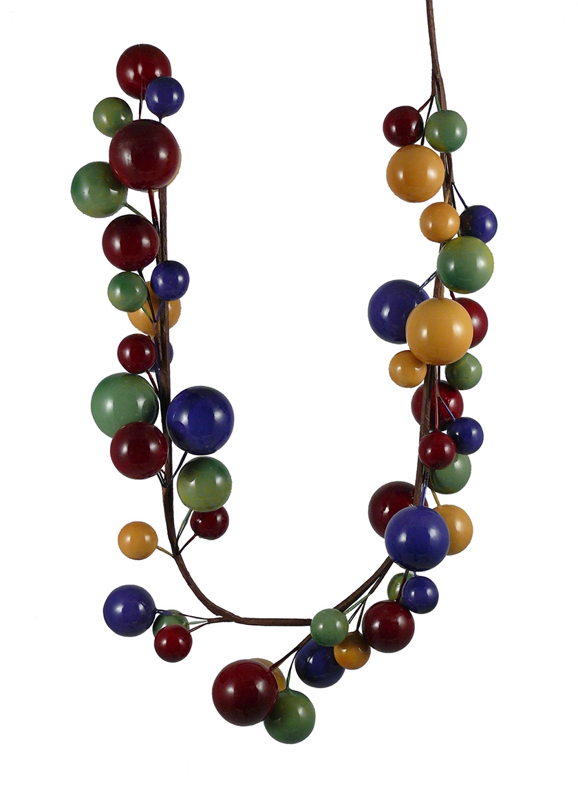 Multicolor Berry Christmas Holiday Garland