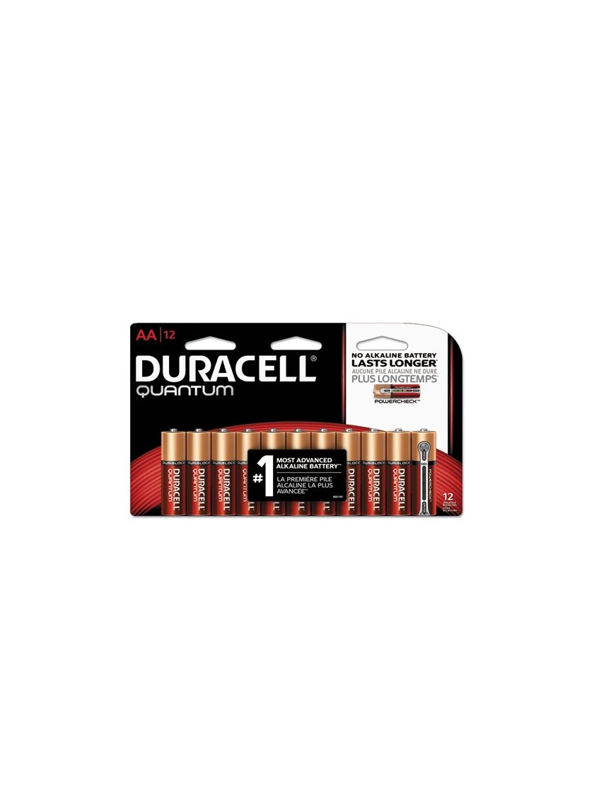 Quantum AA Duracell Battery, Pack of 12