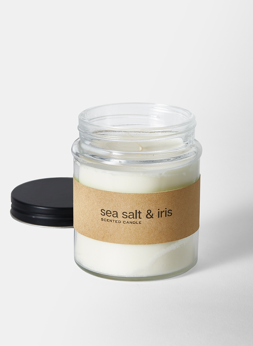 Sea Salt & Iris Scented Candle