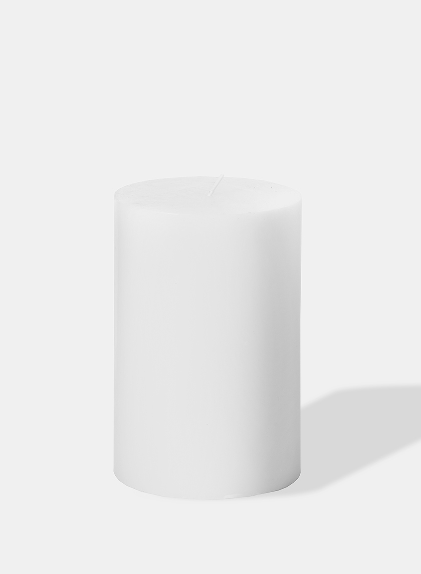 Buy Wholesale 4 x 6in White Pillar Candles in Bulk Jamali Garden