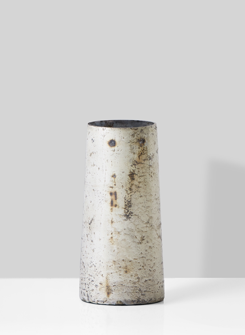 white pewter mercury glass bud vase