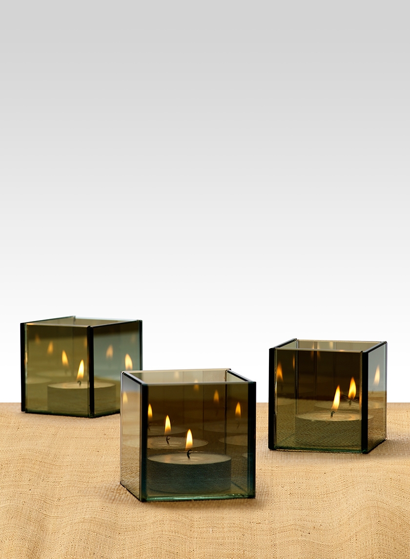 Purchase 3in Reflective Mirror Tea Light Holder Wholesale |