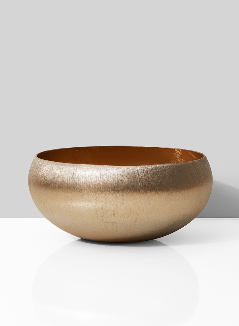 Shop 8 x 4 in Gold Centerpiece Bowls Wholesale Options Jamali Garden