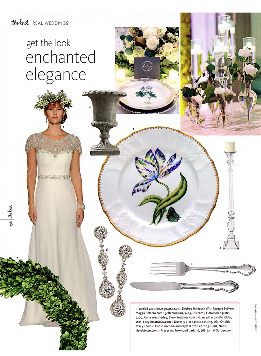 enchanted elegance wedding decor boxwood garland