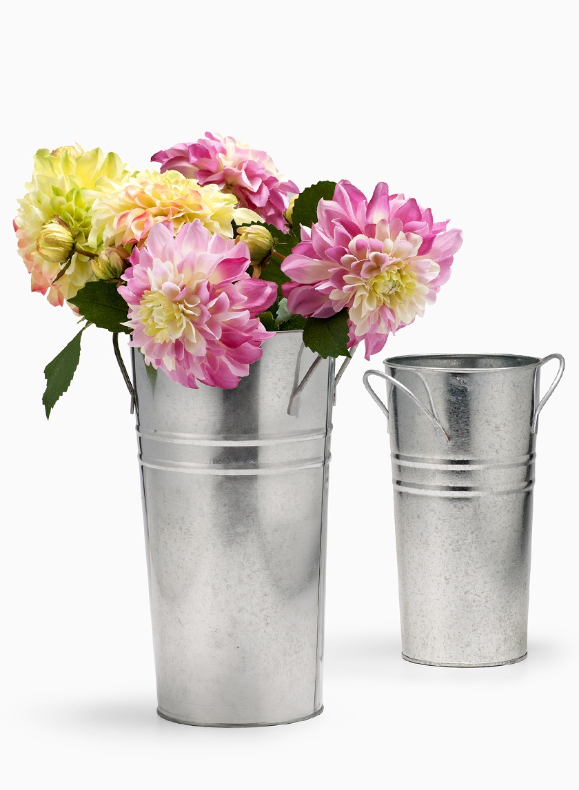 Zinc French Vases With Round Handles