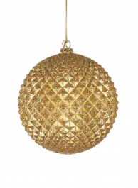 Wholesale Gold Durian Ball Ornaments | Gold Glitter Ornaments