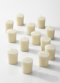 15-hour ivory votive candle