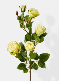 cream hui silk rose spray permanent botanicals
