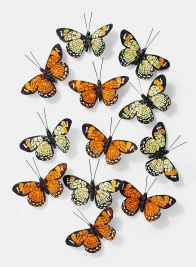 4 1/2in Yellow & Orange Butterflies, Set of 12 24909