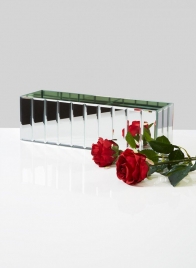 mirror strips modern vase for wedding centerpieces