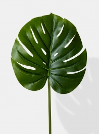 real touch artificial monstera leaf