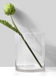 8 x 10in Glass Cylinder Vase