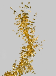 56in Long Shiny Gold Eucalyptus Garland