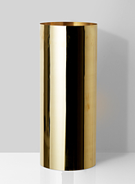 8 x 20in Gold Stainless Steel Cylinder