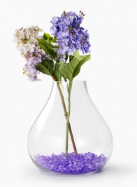 12in Glass Planting Vase