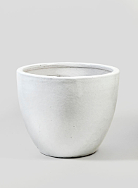 Bright White Egg Pots