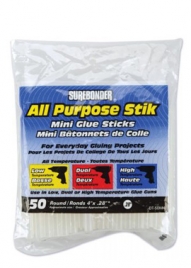 4in All Purpose Mini Glue Sticks, Pack Of 50