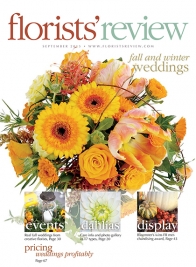 florists' review september 2015 cover fall winter weddings