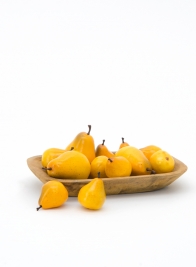 Mini Yellow Pears, Set of 12