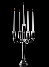Modern Wedding Crystal Candelabra