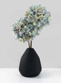 Oslo Large Black Conical Vase