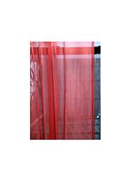 90 & 102in Pink Organza Curtain Panel
