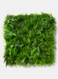 39 x 39in Tropical fern mat