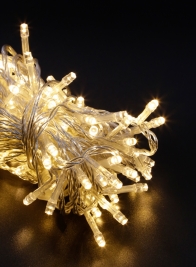 warm white clear cord 100ct christmas lights led SHR-ST-TWW