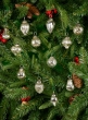 Mini Silver Mercury Ornaments, Set of 12