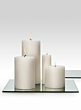 2 X 6in White Pillar Candle