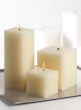 3 x 3in White Square Candle