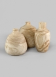 10in Paulownia Wood Bottle Vase
