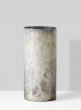 vintage white pewter glass vase