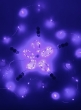 20 Light Purple Mini Lights String 3 modes, Set of 6