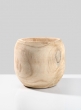 8in Paulownia Wood Fishbowl Vase