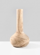 12in Paulownia Wood Bottle Vase, Set of 2