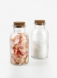 6½ in Glass Bottle With Cork, Set of 2