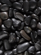 Polished Black Mini River Stones