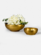 7 ½in Antique Raw Brass Bowl