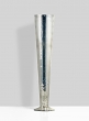 24in Silver Mercury Glass Trumpet Vase