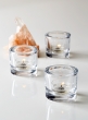 clear glass tealight holder party event decor