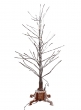 36in Snowy Branch Christmas Tree With Warm White L.E.D. Light Tips