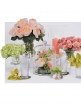 vintage wedding escort card table flowers