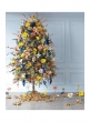 martha stewart gold tinsel floral fantasy christmas tree