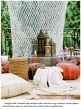 wedding reception Moroccan lantern lounge design 