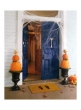 this old house pumpkin skull halloween diy entrance