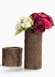 6in & 12in Tree Bark Vases