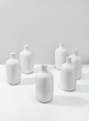 Acapulco White Sandstone Bud Vase, Set of 6
